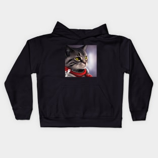 Cat Astronaut Kids Hoodie